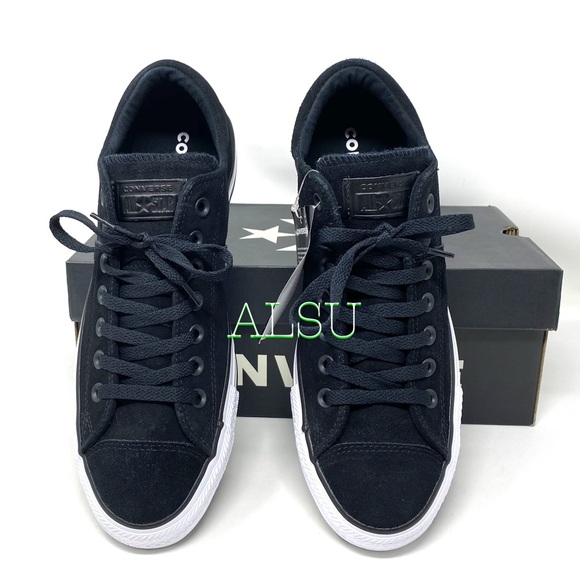 Converse Ctas Madison Suede Low Top Black Men’s - Picture 3 of 11